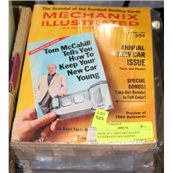 PACK OF NINE 1960'S MECHANIX ILLUSTRATED MAGAZINE