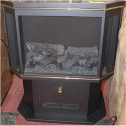 CENTURY BLACK FIREPLACE/HEATER