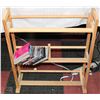 Image 1 : WOOD CD RACK WITH CONTENTS