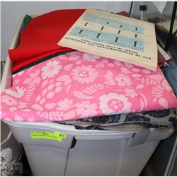 LARGE TOTE FULL OF MATERIAL