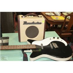 DANELECTRO ELECTRIC GUITAR WITH AMPLIFIER