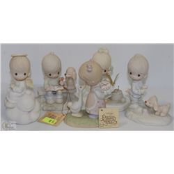 COLLECTION OF 5 PRECIOUS MOMENTS PORCELAIN