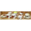 Image 1 : COLLECTION OF ROYAL ALBERT POINSETTIA ENGLISH CUPS