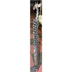 5' WOOD GIRAFFE CD HOLDER