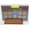 Image 1 : COAT OF ARMS OF CANADA ENCASED COIN COLLECTION