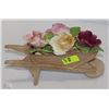 Image 1 : MADE IN ENGLAND WHEELBARROW FLOWER ORNAMENT