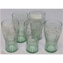 ESTATE COLLECTION OF 4 COCA COLA GLASSES