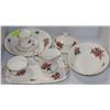 Image 1 : 9PC ROYAL ALBERT BONE CHINA "PRAIRIE ROSE" SET