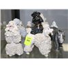 Image 1 : ESTATE 7PC POODLE AND RHINOCEROS ORNAMENT
