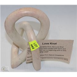 LOVE KNOT STONE ORNAMENT
