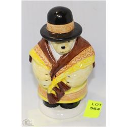 1976 PADDINGTON COALPORT ENGLISH BEAR ORNAMENT