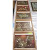 Image 1 : SET OF 5 FRAMED POKER PLAYING DOGS PICTURES