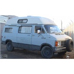 1981 DODGE 350 CUSTOM RAM CAMPING VAN