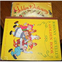 PAIR OF LARGE VINTAGE GOLDEN  BOOKS INCLUDES