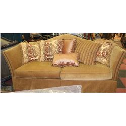 SHOWHOME FONTAINE SOFA WITH ALL THROW CUSHIONS