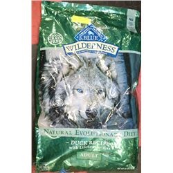 BAG OF BLUE WILDERNESS DUCK DOG FOOD