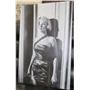 Image 1 : BLACK AND WHITE MARYLIN MONROE CANVAS WALL ART