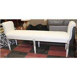 WHITE PRESIDENTIAL SHOWHOME BENCH