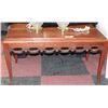 Image 1 : DECORATIVE WALNUT COFFEE TABLE
