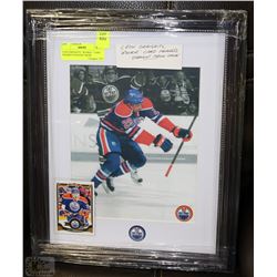 LEON DRAISAITL "ROOKIE " CARD FRAMED STRAIGHT FROM