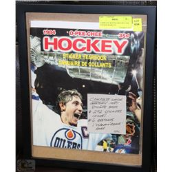 COMPLETE WAYNE GRETZKY 1984 STICKER BOOK 292