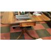 Image 1 : VINTAGE WOODEN BUTTERFLY TABLE WITH BRASS CLAW