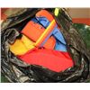 Image 1 : BAG OF LIFE JACKETS