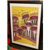 Image 1 : HAVANNA, CUBA OIL ON CANVAS FRAMED PAINTING