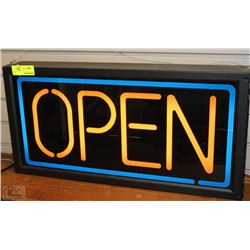 ILLUMINATED OPEN SIGN