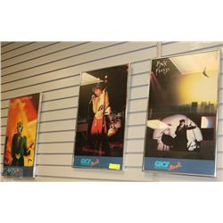 COLLECTION OF 3 FRAMED ROCK PICTURES