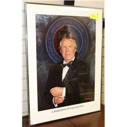FRAMED GLEN SATHER PICTURE
