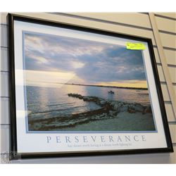 "PERSERVERANCE" WATER SCENE PICTURE