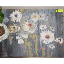 FLOWER CANVAS PRINT 35"X23"
