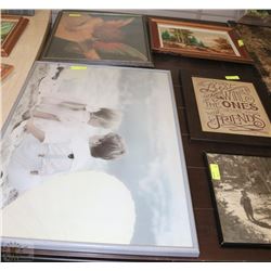ESTATE COLLECTION OF 5 ASST. PICTURES