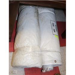 TWO 12 X 20 INSULATED TARPS