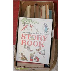 ESTATE BOX OF VINTAGE CHILDRENS BOOKS