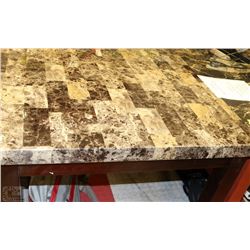 KITCHEN TABLE ON CHOICE: FAUX MARBLE 36" X 60"X30H