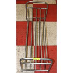 SILVER COLOR 2 TIER SHOE RACK