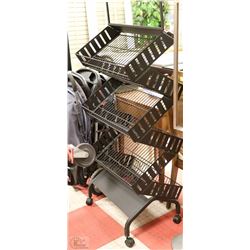 METAL BLACK RACK 5'