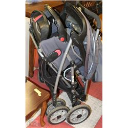 EDDIE BAUER DOUBLE STROLLER