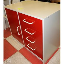 RED AND WHITE CABINET