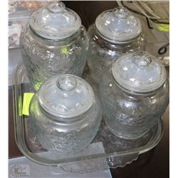 PRINCESS HOUSE CANISTER SET AND SERVING TRAY