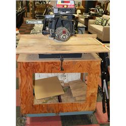 LARGE SEARS CRAFTSMAN 10" RADIAL ARMSAW ON WHEELS