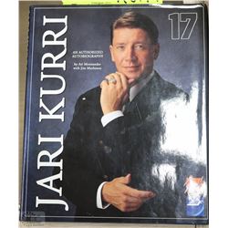 JARI KURRI AUTOGRAPHED AUTOBIOGRAPHY BOOK