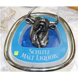 VINTAGE ILLUMINATING SCHLITZ MALT LIQUOR