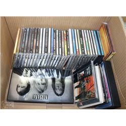 BOX OF CD'S INCLUDES NIRVANA RARE CD SET, AVRIL