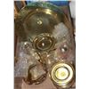 Image 1 : BRASS BOX - PARTYLITE CANDLE HOLDERS