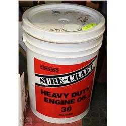 SURE CRAFT HEAVY DUTY ENGINE OIL 30W (5 GALLON)