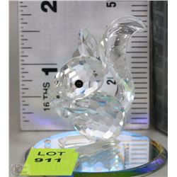 SWAROVSKI SILVER CRYSTAL SQUIRREL
