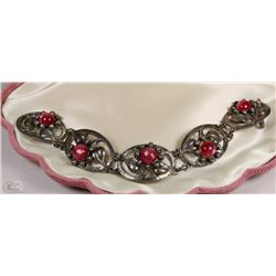 STAMPED .925 STERLING SILVER BRACELET